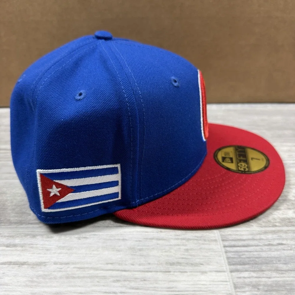 New Era 59Fifty Cuba 2026 World Baseball Classic WBC Fitted Hat Size 7 Blue/Red